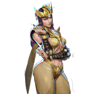 Glittering Goddess costume artwork